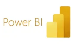 Power BI analytics logo.